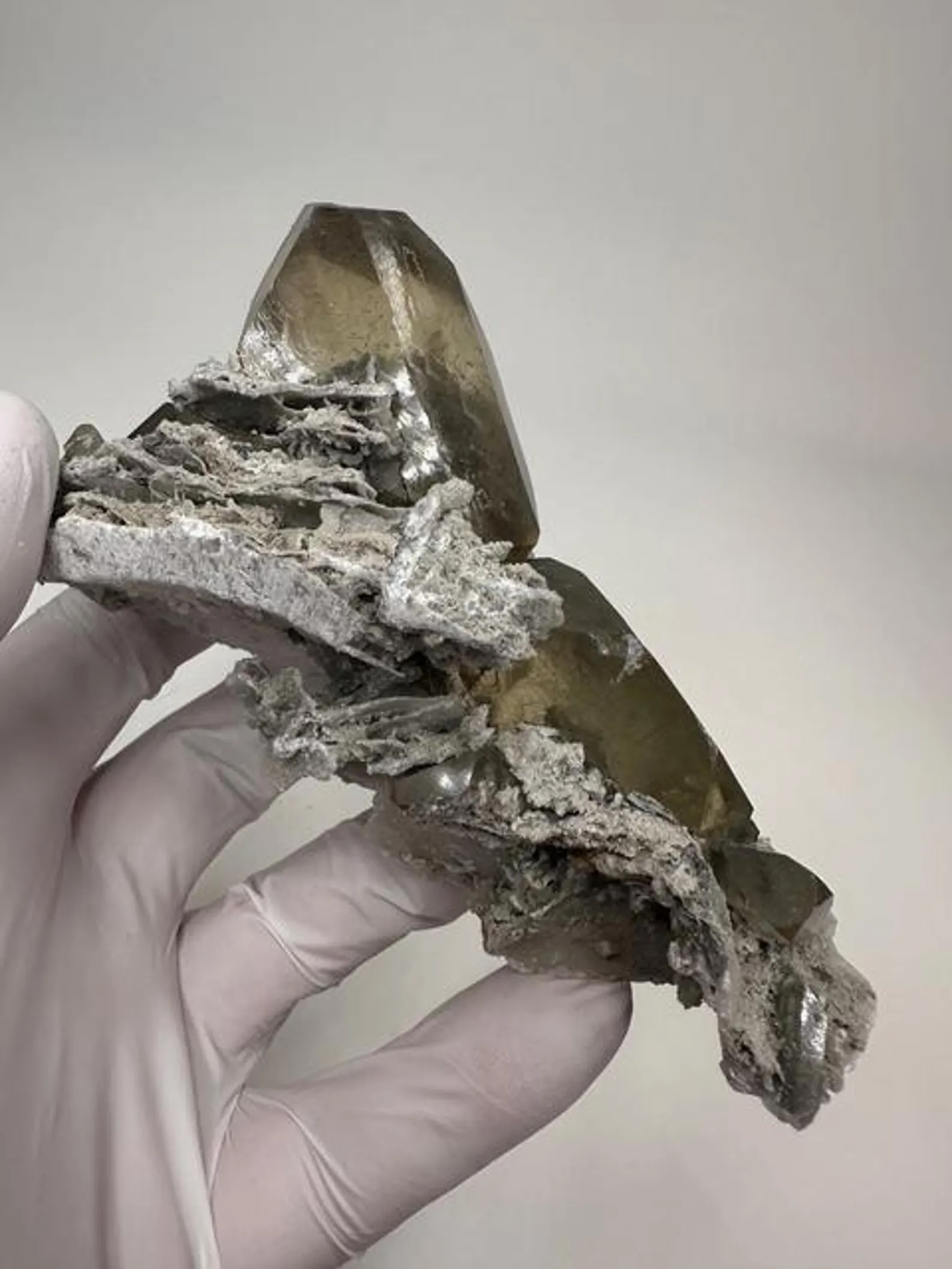 Barite – Gem-Clear Honey-Colored Tabular Crystal Cluster