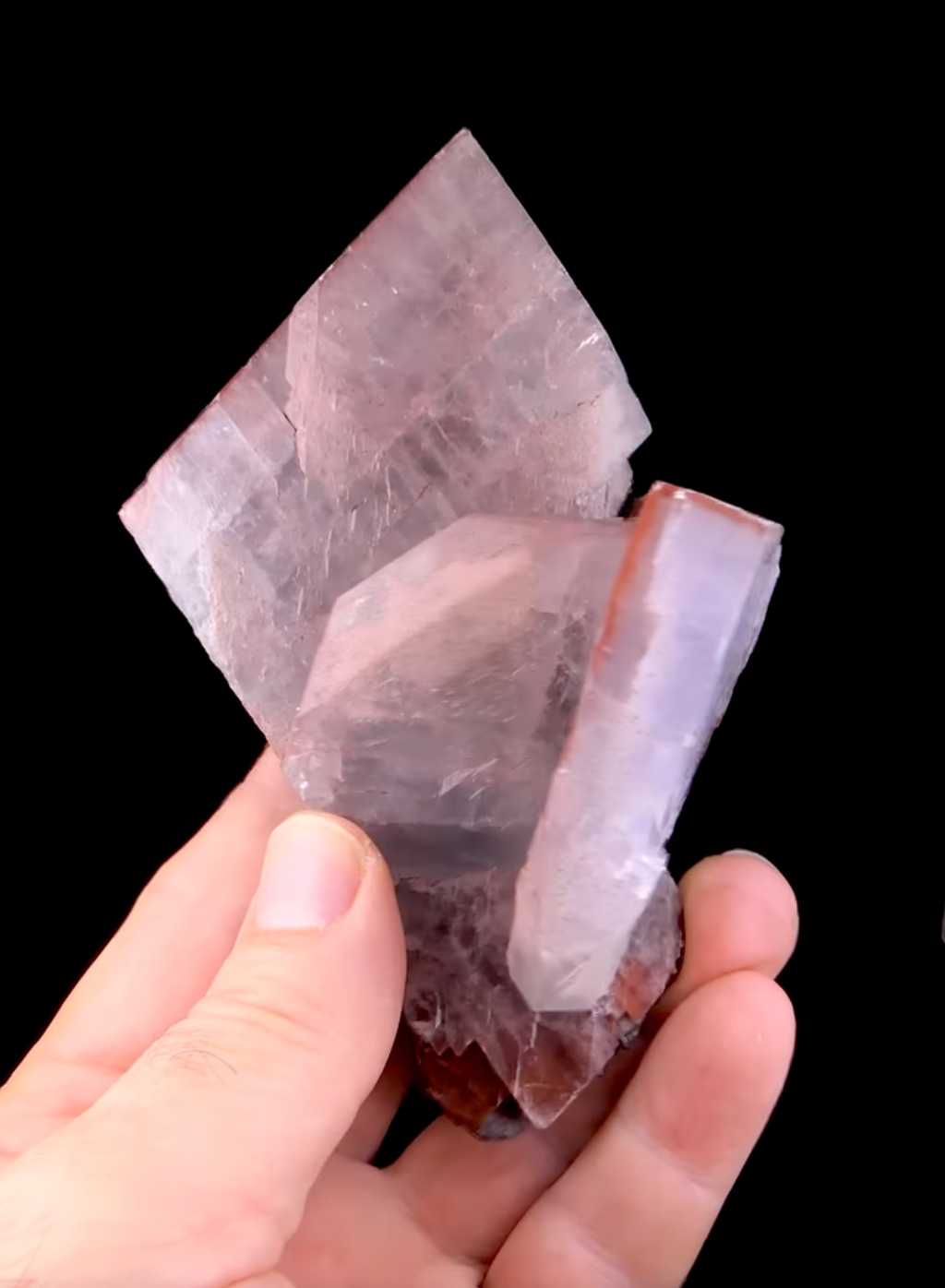 Baryte – Historic Hematite-Included Bladed Crystals with Red Zoning, 1800's Frizington Classic