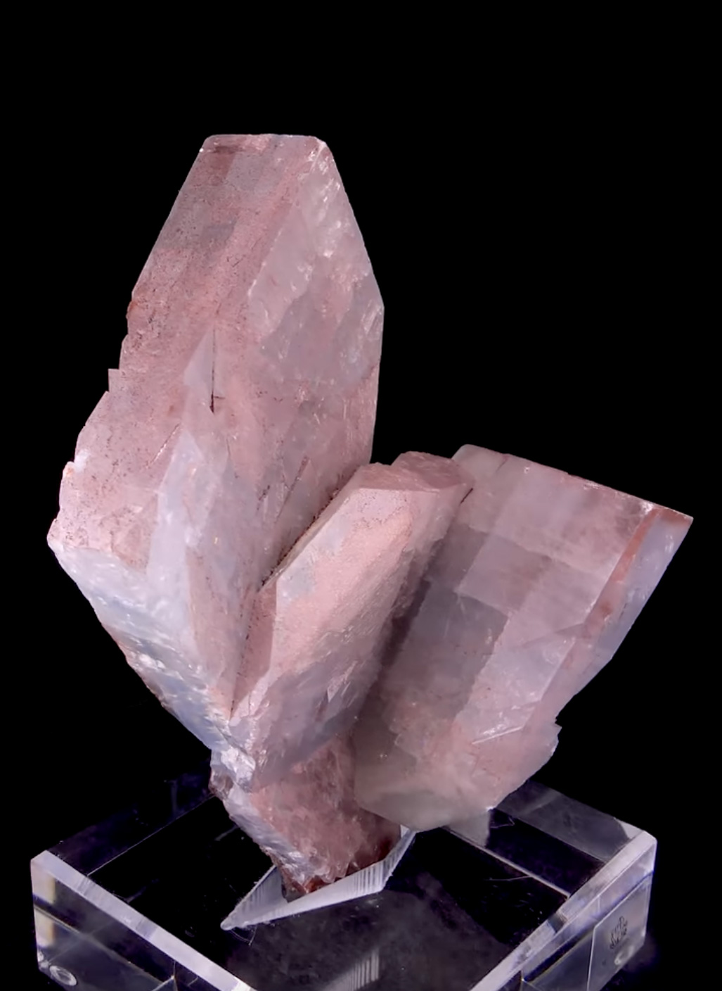 Baryte – Historic Hematite-Included Bladed Crystals with Red Zoning, 1800's Frizington Classic