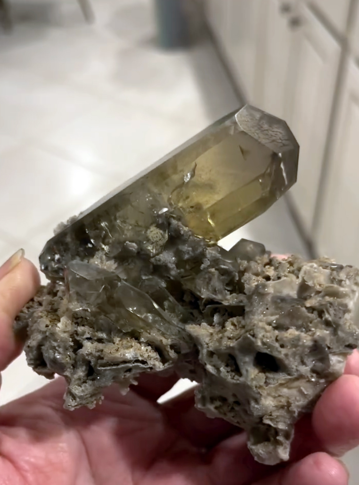 Baryte – Exceptionally Gemmy Naturally Etched Crystal from the 2025 Portal Pocket
