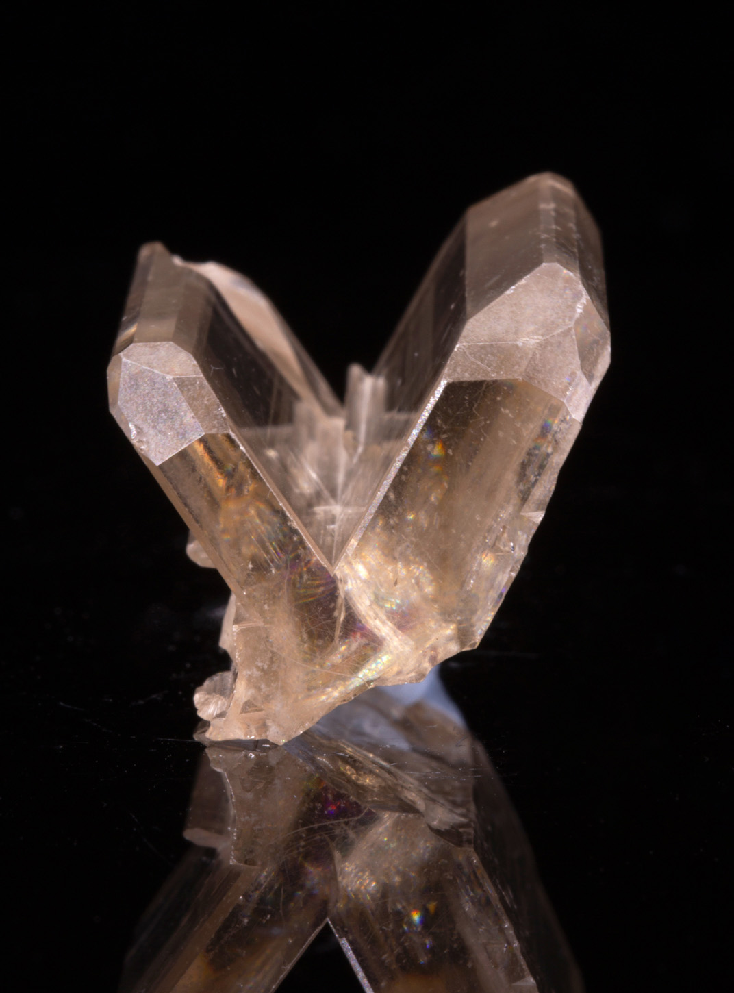 Gem Cerussite Twinned