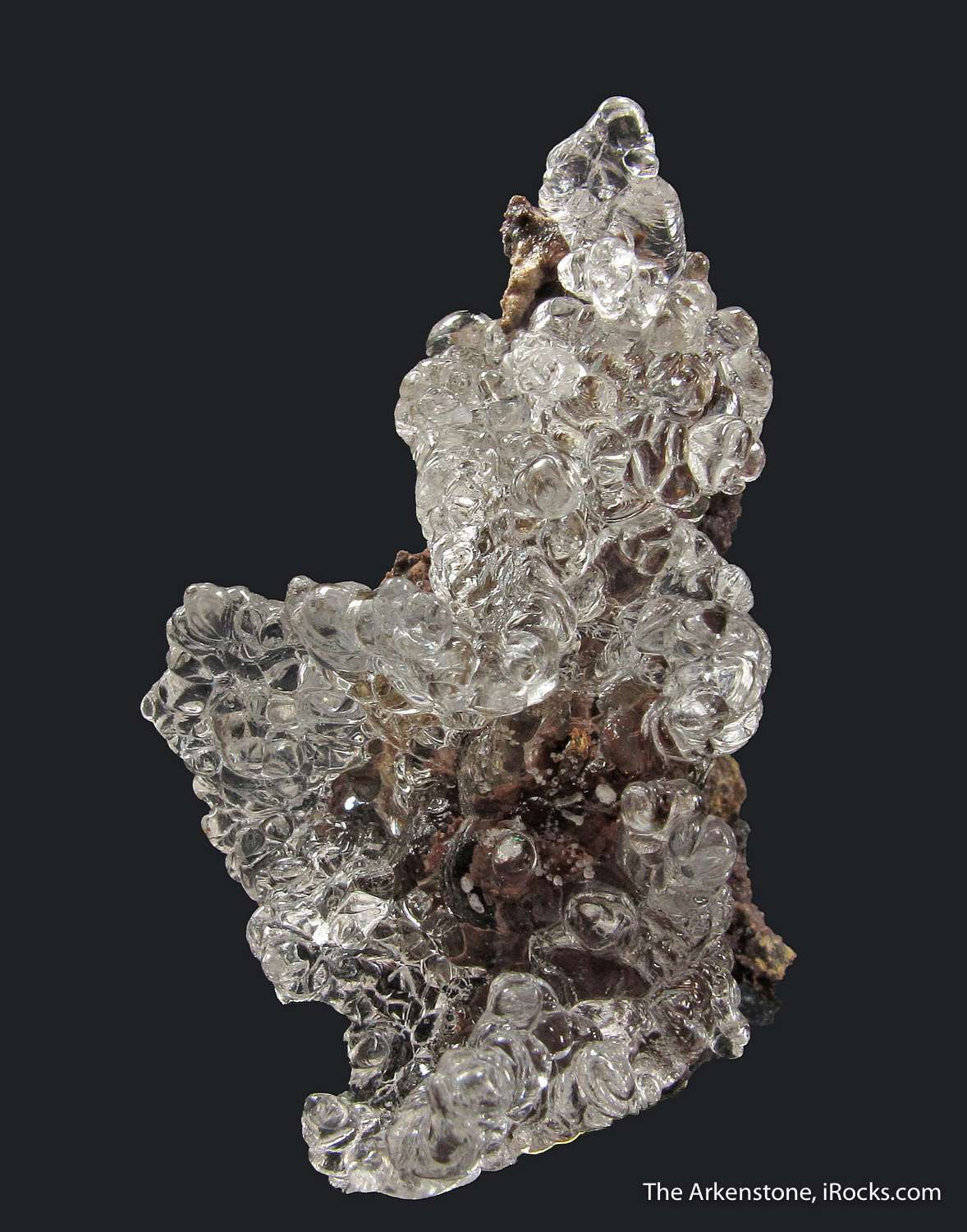 Hyalite Opal - Clear Crystals Exuding Exception Green Under UV