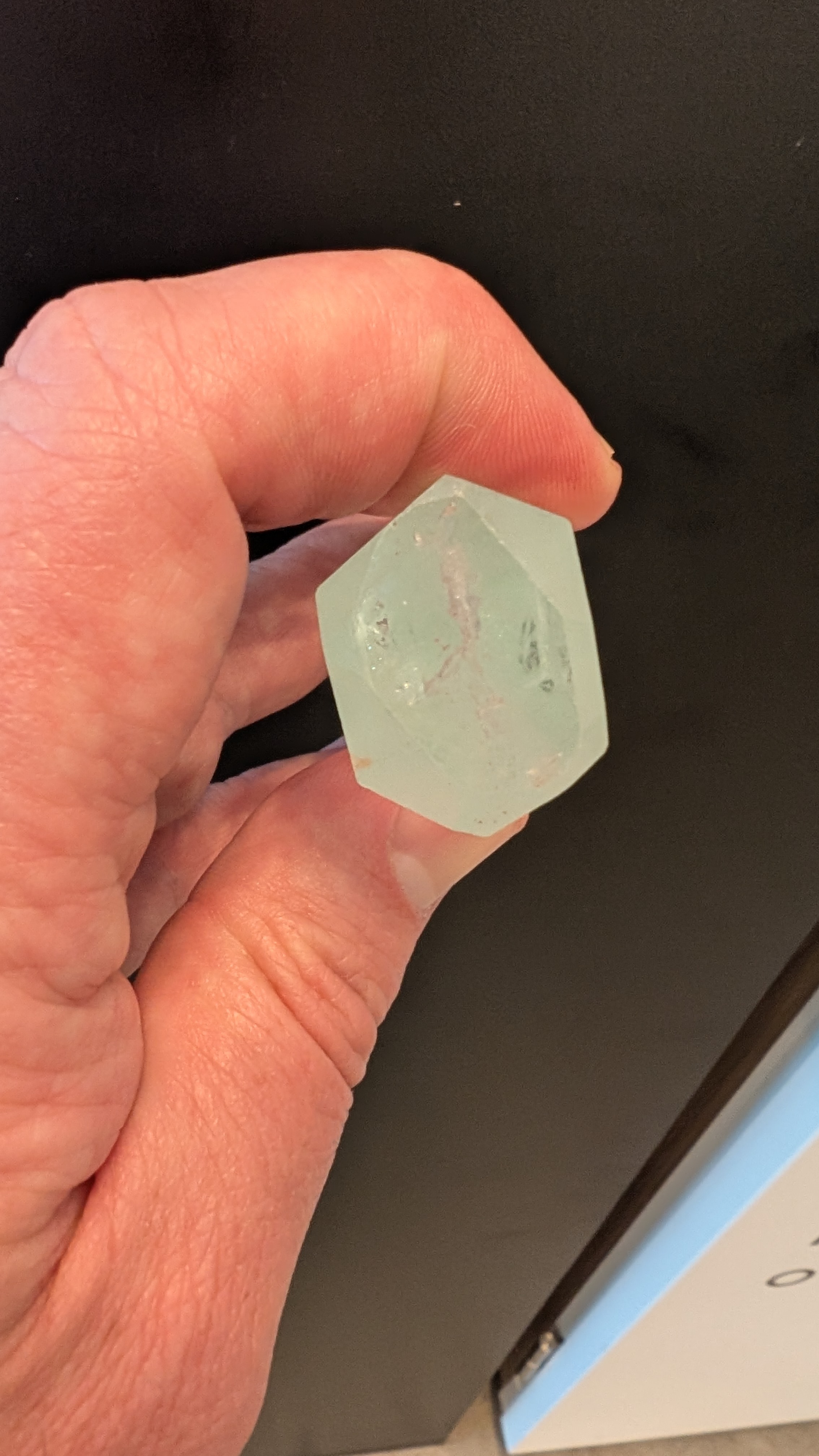 Goshenite (Beryl) - Exceptionally Elongated, Fully Terminated Colourless Prism from Madagascar