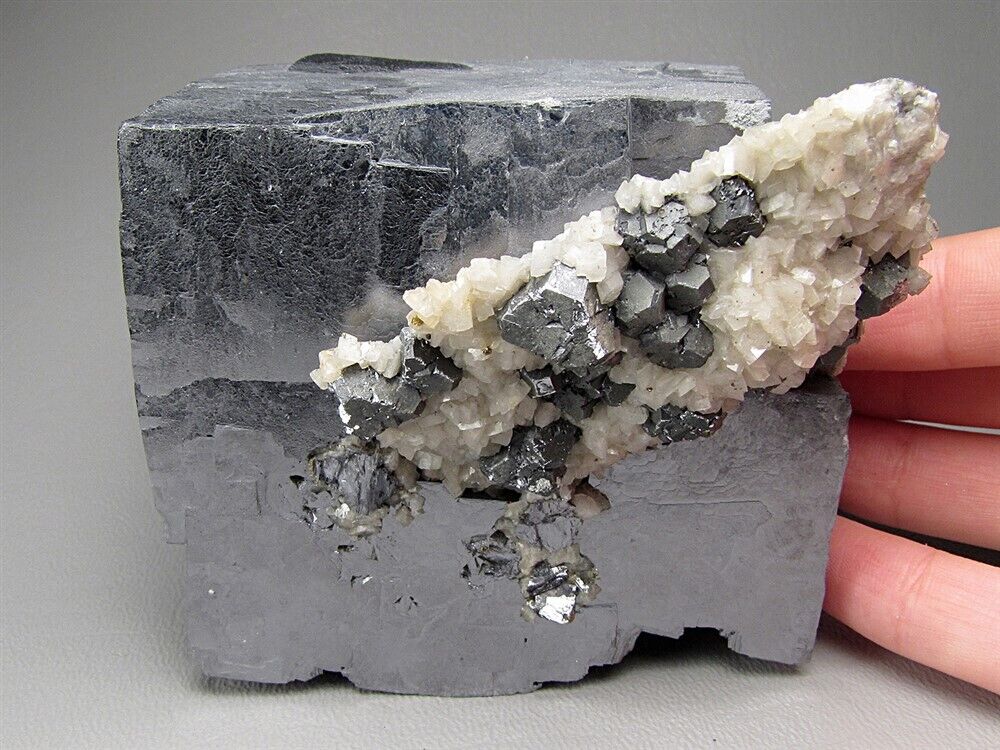 Galena Large Cube on Dolomite