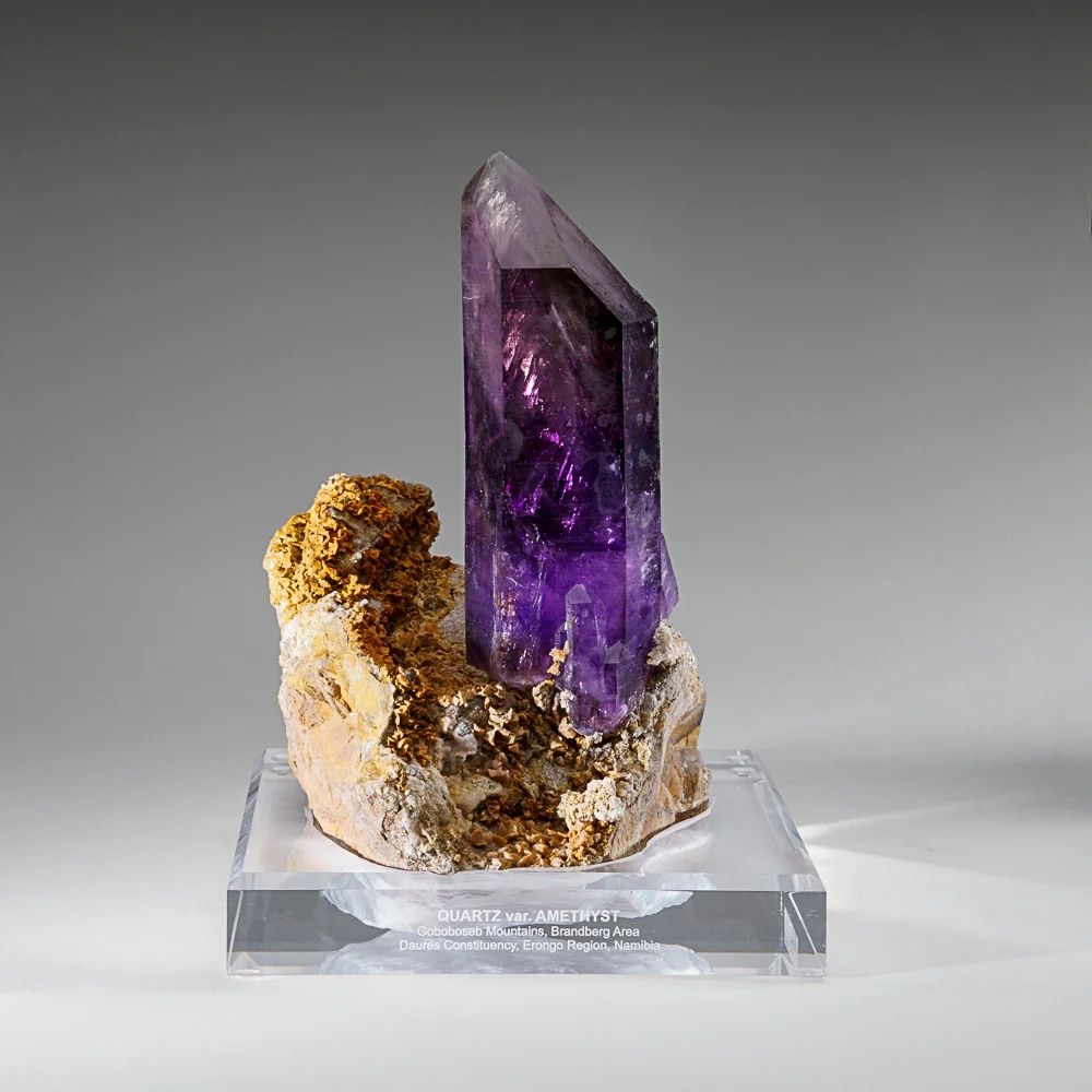 Large Brandberg Amethyst on Matrix