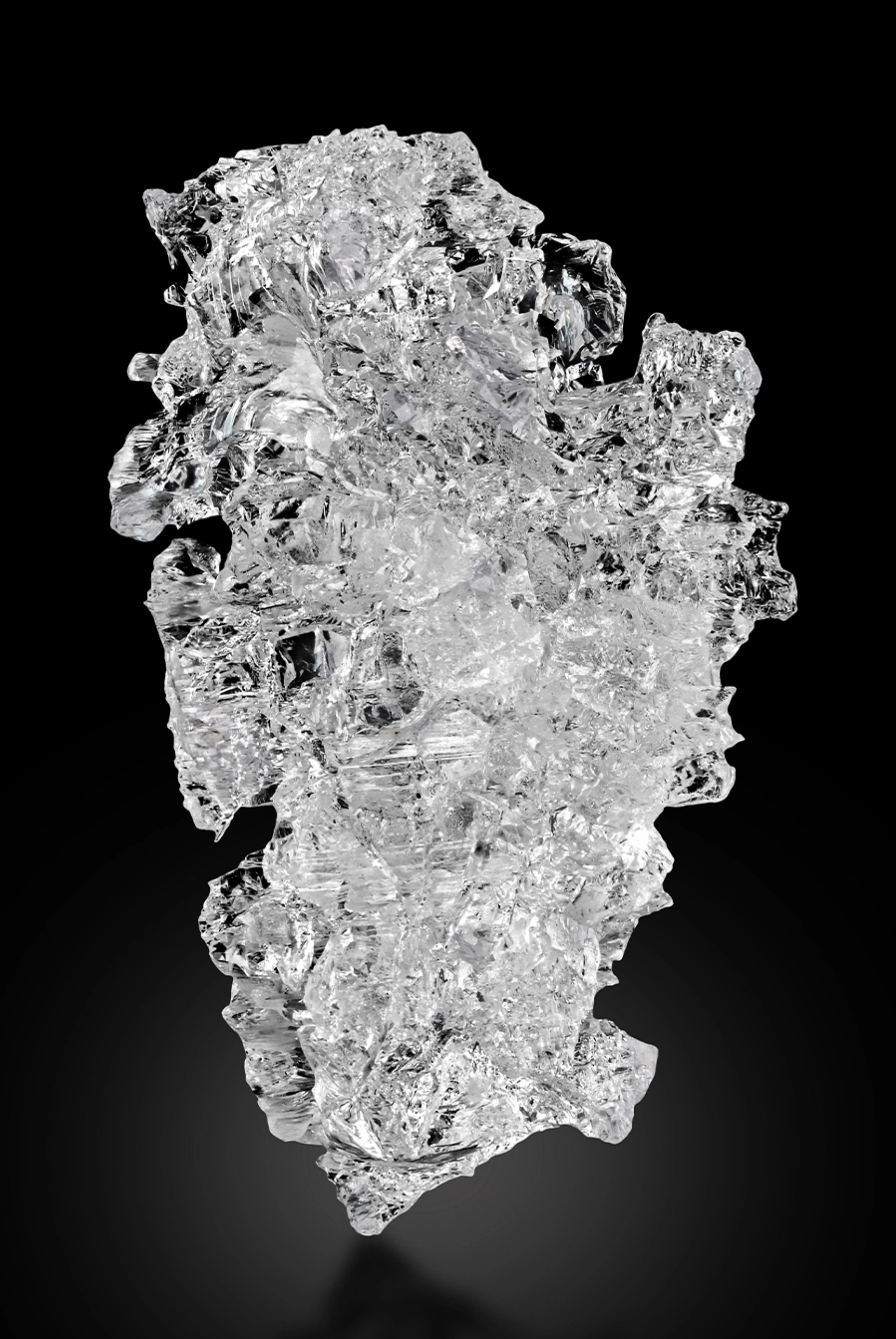 Pollucite - Ice-Clear Etched