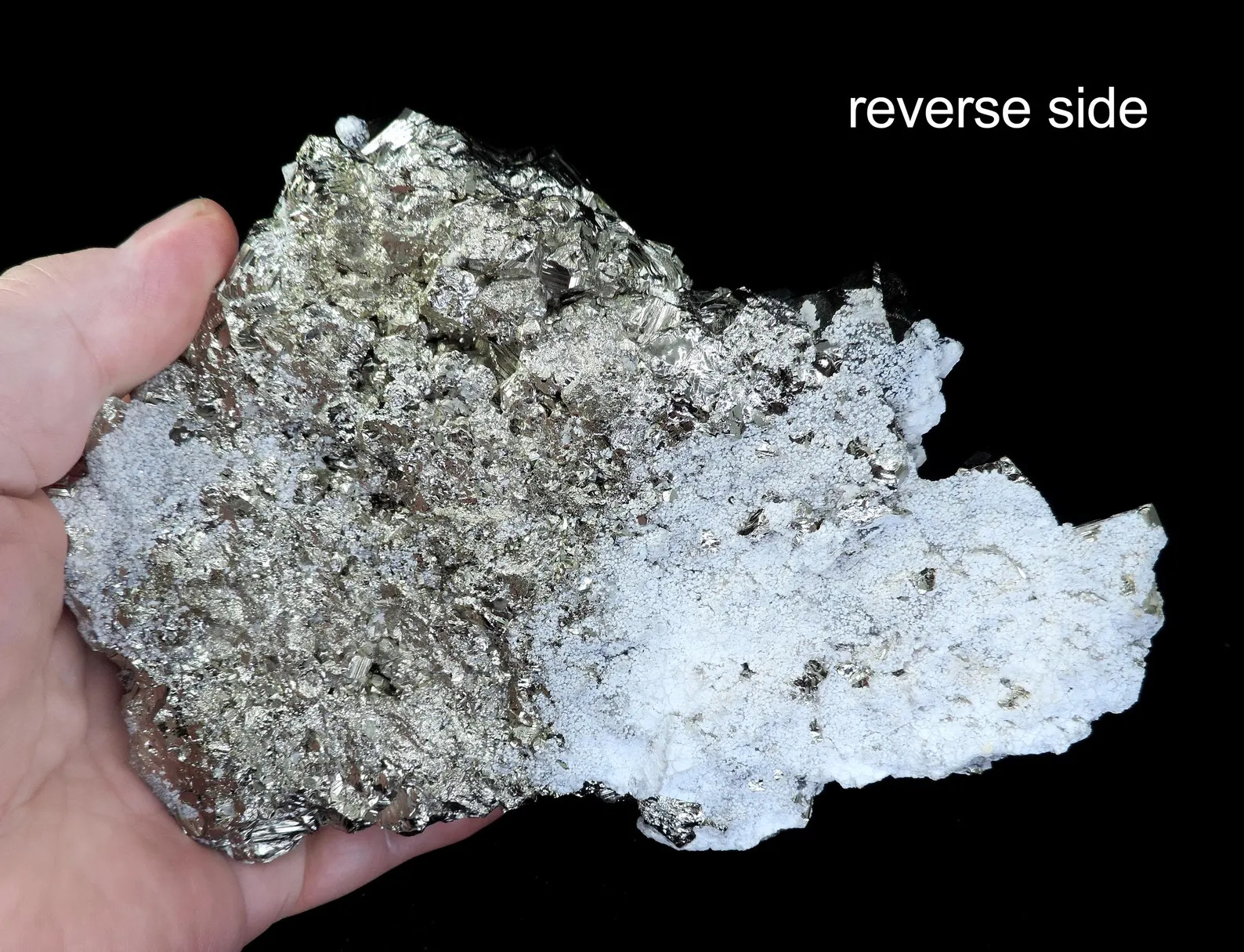 Pyrite - Octahedral with Snow-on-the-Roof Sphalerite - Huanzala Mine