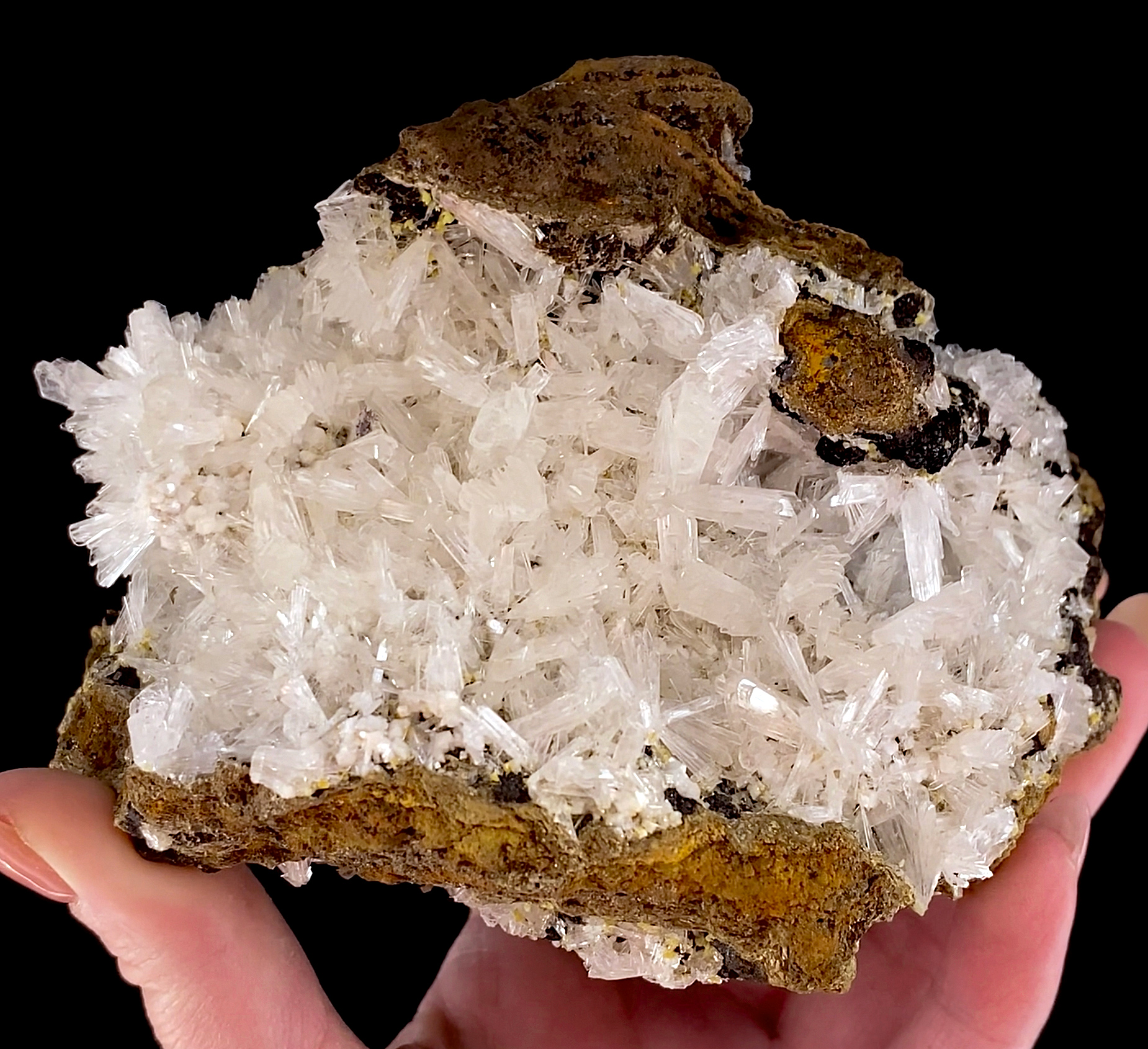 Hemimorphite - White/Colorless, Classic locality (Mexico)