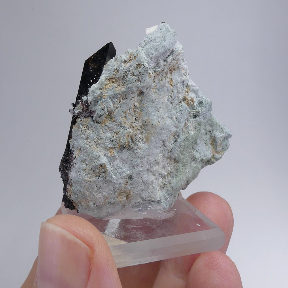 Neptunite on Natrolite - Classic San Benito Masterpiece